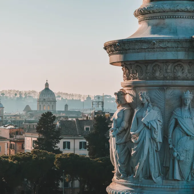 Rome Italy city scape